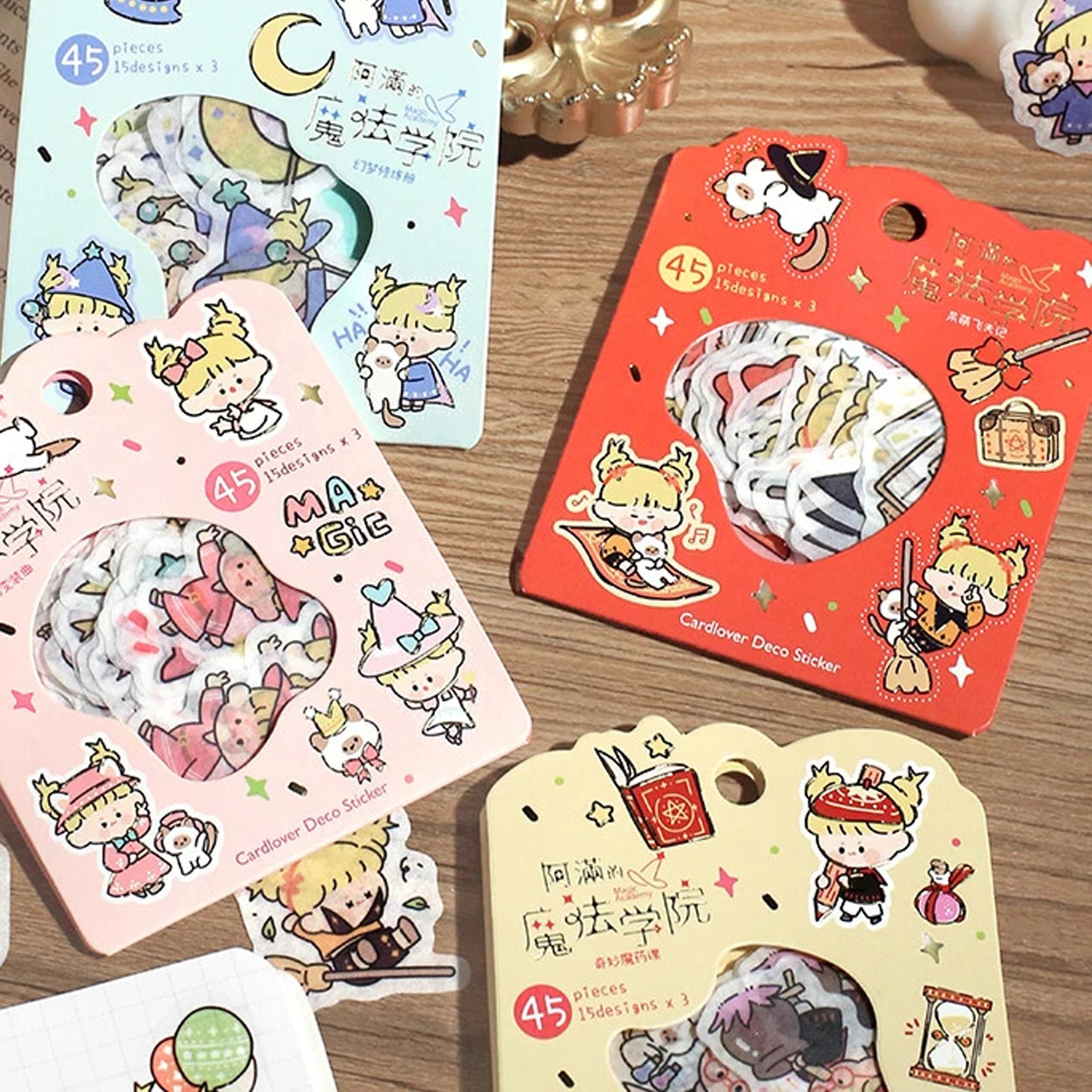 Kawaii Paper Sticker Flakes - 100 mini stickers