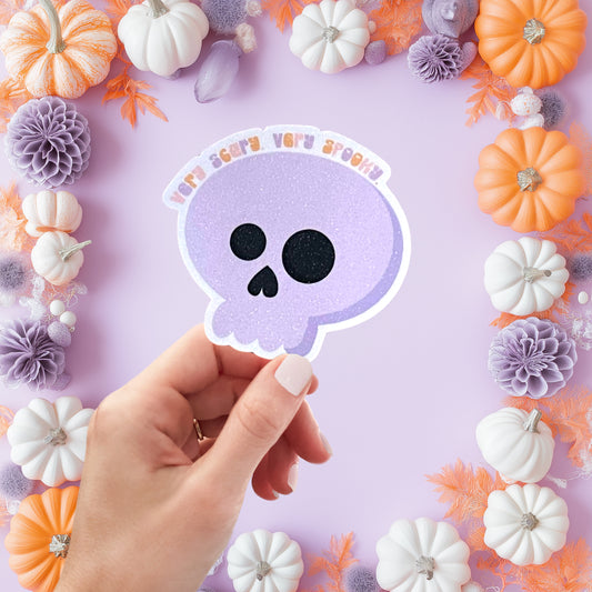 Very Scary. Very Spooky. Vinyl Sticker – Waterproof & Durable