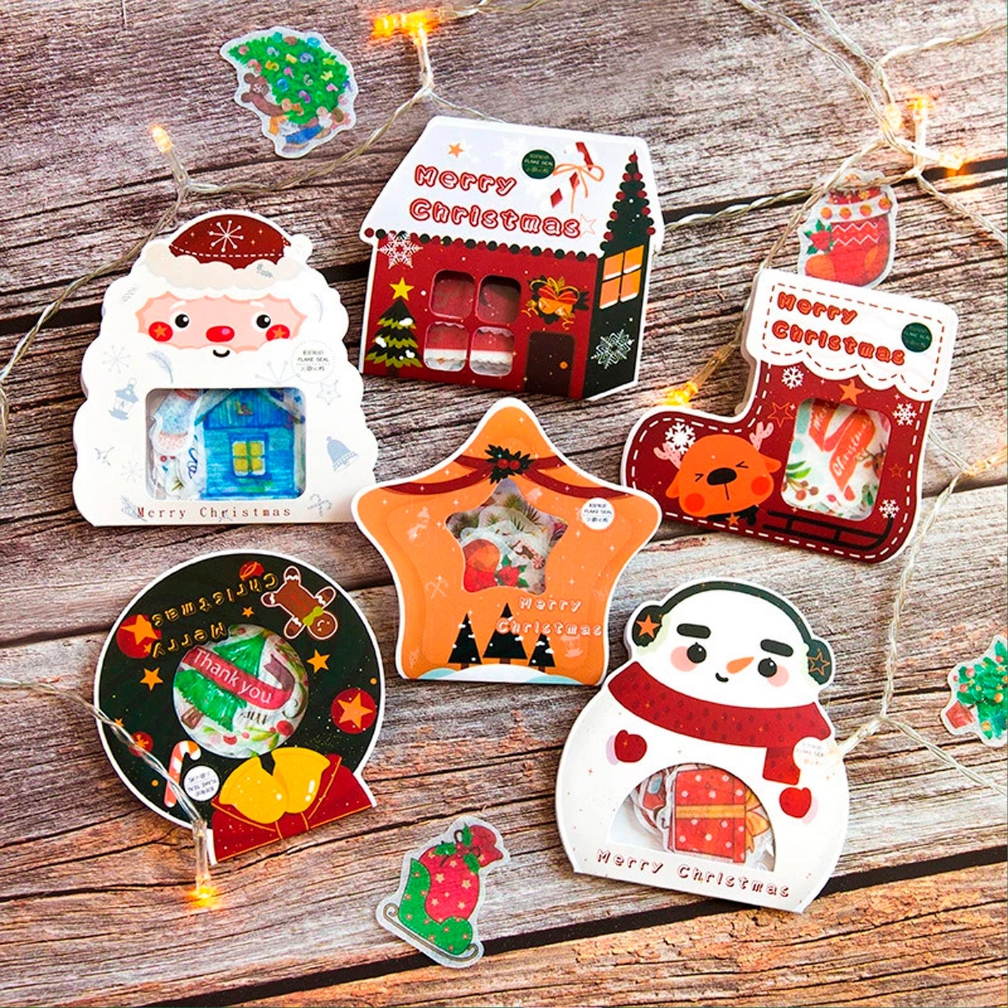 Christmas Kawaii Planner Stickers - Winter Stickers - Kawaii Holiday Stickers - Journal Stickers - Cute Stickers Christmas and Winter b1i3