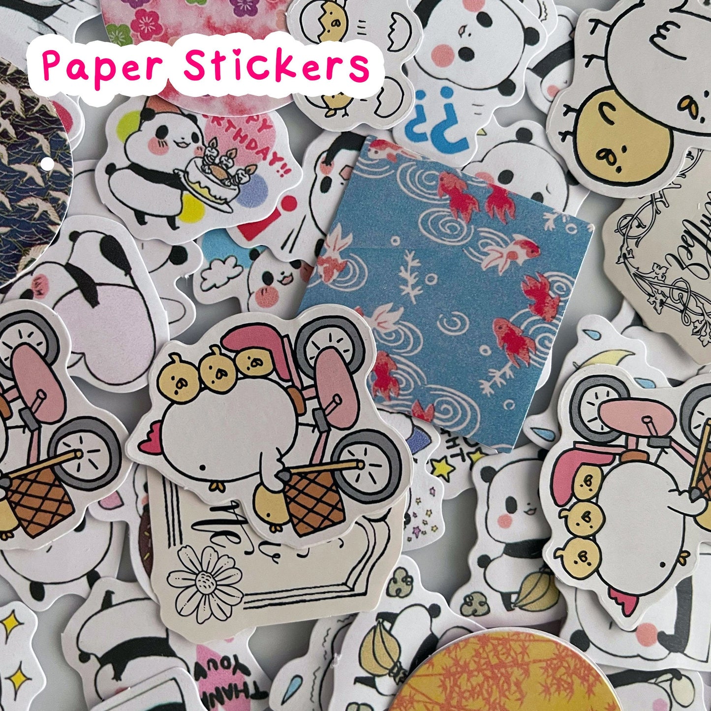 Random Kawaii Sticker Grab Bag, Mystery Sticker Grab Bag, Sticker Pack, Journal Stickers, Clear and Paper Stickers, Kawaii Sticker Flake