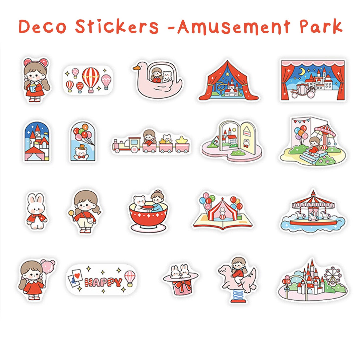 Deco Stickers, Cute Stickers, Kawaii stickers, Animal Stickers, Journal Stickers, Stationary Stickers, Washi Stickers, Cute Stationary B3i6