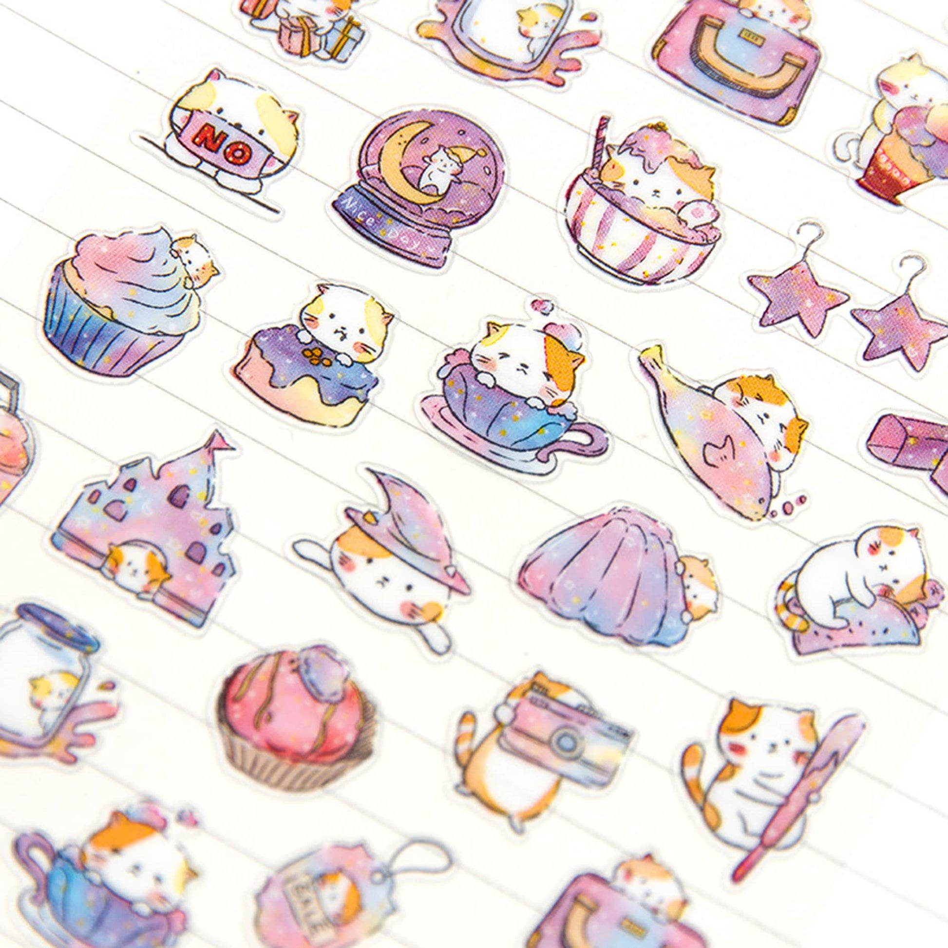 Kawaii Planner Stickers - Tiger Stickers - Peaches - Strawberry - Cute –  All The Kewt Stickers